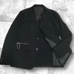 ソフネット　SOPHNET テーラードジャケット チェーン　ジャケット　黒