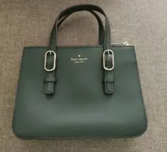 【美品】kate spade NEW YORK ハンドバッグ グリーンのサムネイル