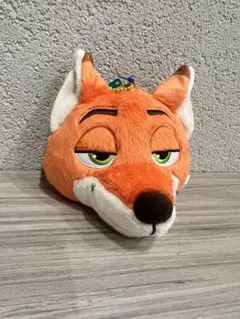 ズートピア　ニック・ワイルド　立体フェイスポーチ　カルディ　ディズニー