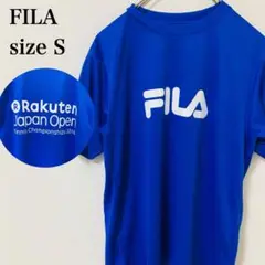フィラ 楽天オープン2016 限定Tシャツ S 青 レア 美品 希少 非売品