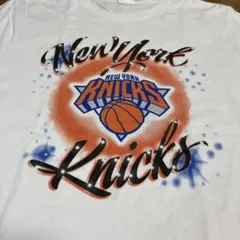 AWAKE NY×New Era ×NY KNICKS Tシャツ NBA 古着のサムネイル