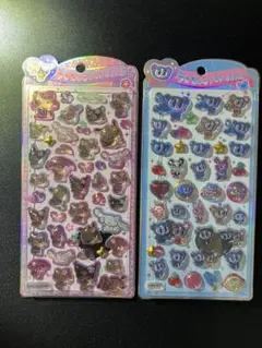 正規品　うるちゅるポップシール　サンリオ日焼けキティ　　ナカムラくん　2種セット