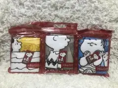 【新品・未使用】スヌーピー フェイスタオル 3枚セット