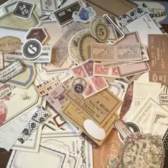コラージュ素材 素材紙 紙モノ 詰め合わせ セット