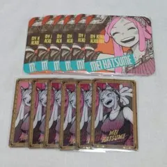 ヒロアカ　ヒロアカ展　原画展　コースター　箔押しクリアカード　発目明