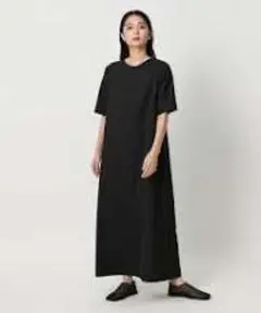 MARW UNITED ARROWS ５分袖ベーシックワンピース 38 マルゥ