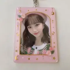 トレカキーホルダー　韓国　トレカ　レジン　デコ　硬質　ケース　トレカケース　p