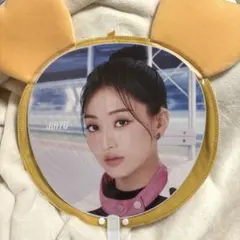 TWICE ジヒョ　うちわ+うちわケース