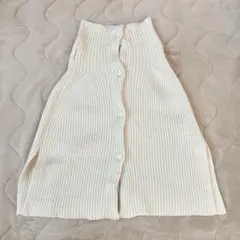 【SLOBE IENA】ファインウール スヌード_ホワイト