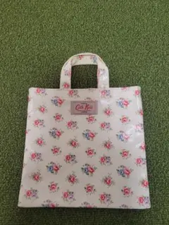 【キャス・キッドソン】ミニトートバッグ◆白地×花柄