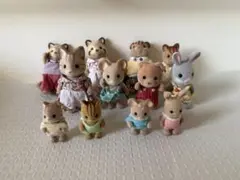 シルバニアファミリー人形12体セット平成レア