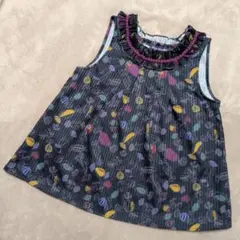 ANNA SUImini　キャンディ柄ノースリーブSIZE:L(130cm位)のサムネイル
