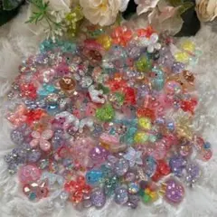 デコパーツ　ビーズ　プラパーツ　デコレーションパーツ キラキラ　ラメ