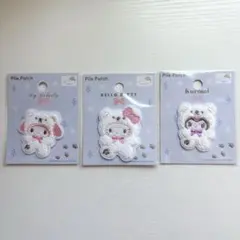 サンリオ キティ マイメロ クロミ パイルワッペン