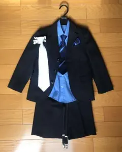 子供用　スーツ　4点セット 120cm  白ネクタイ付き