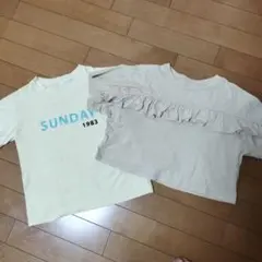GAP KIDS とノーブランドTシャツ ２枚のサムネイル