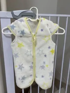 星柄フリースベビーベスト
