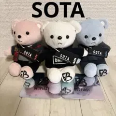 【BE:FIRST】SOTAくま3体セット（コースター2枚おまけ付き）