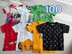 男の子Tシャツまとめ売り 7枚セット サイズ100cm