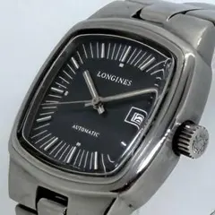 超希少/美品 LONGINES 70s スクエア 自動巻 純正SS 稼働品のサムネイル
