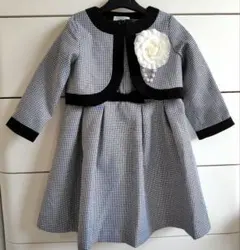 Catherine Cottage フォーマルワンピース　ボレロ 100 千鳥柄