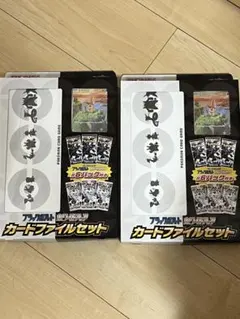 【新品】ブラックボルト・ホワイトフレア カードファイルセット 2個