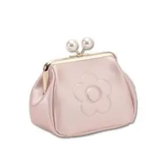 【激レア】MARY QUANT エンボスデイジーパール ガマ口ポーチ