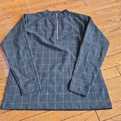 tk Takeda Kiyokuchi グレー チェック M　タケオキクチ