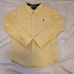 Ralph Lauren 長袖シャツ イエロー　115 5