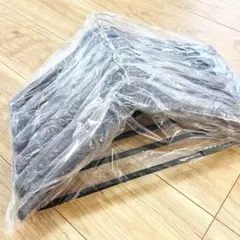 木製 ハンガー 6本 スーツ 型崩れ防止 ジャケット ネクタイ ブラウン