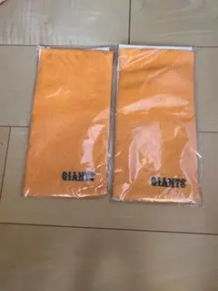GIANTS⭐︎オレンジ⭐︎ハンドタオル☆2枚セット