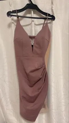 JEWELS ピンク Vネック ドレス M
