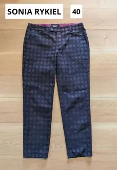 ソニアリキエル コレクション SONIA RYKIEL パンツ チェック 40