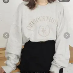 エンブレムロゴ刺繍BIGスウェット/トレーナーのサムネイル