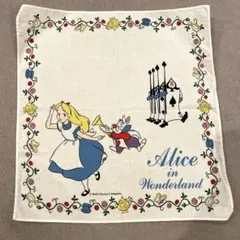 不思議の国のアリス　平成　ハンカチ　ディズニー　レア　当時　レトロ　コレクション
