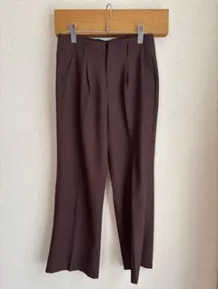 フレアパンツ　apres jour mignon ブラウン