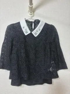 【美品】REDYAZEL レディアゼル　レース襟付きブラウスのサムネイル