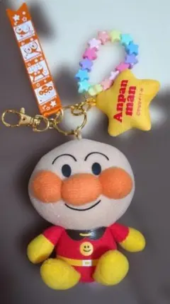 アンパンマン まんまるチャーム マスコット ぬいぐるみ キーホルダー