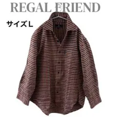REGAL FRIEND チェック柄 長袖シャツ L