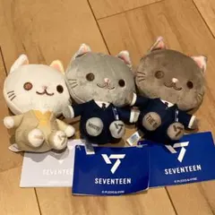 SEVENTEEN 3体セット ANIMALCOORDYミニぬいぐるみ