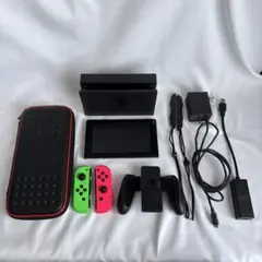 Nintendo Switch (箱無し)グレー 付属品＋純正LANアダプター - メルカリ