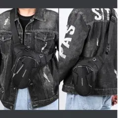 バイク用 レッグバッグ 1Lターポリン 2室構造 レッグバッグ ヒップバッグのサムネイル