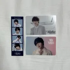 なにわ男子　大西流星　クリアソロ&フォトカード