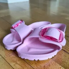【新品未使用】BIRKENSTOCK ビッグバックル EVA ピンク 37のサムネイル