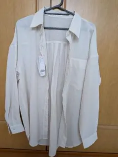 「新品」GLOBALWORKシアーシャツ 長袖のサムネイル