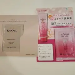 La Sana 海藻 スムース ヘアミルク & スティーブンノル 試供品のサムネイル
