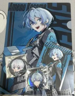 【SIXFONIA 雨乃こさめ】6点セット【缶バ ブロマイド チェキ ファイル】