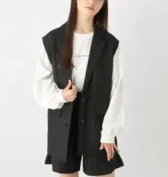 グローバルワーク　キッズ　ベストセットアップ　黒　発表会　セレモニー