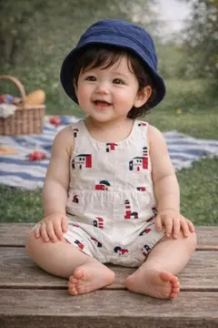 Jacadi ジャカディ ロンパース 12M 74cm Jacadi ベビー