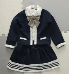 美品スカートセットアップ入学式発表会女の子リボンドレスフォーマル卒業式